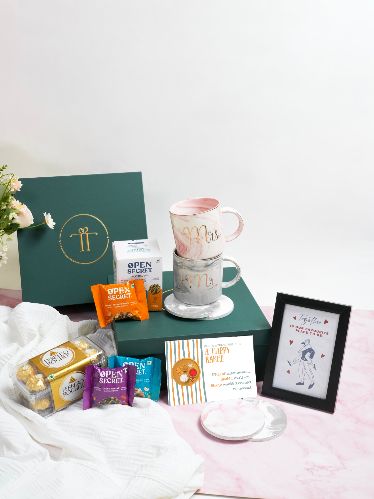 Perfect Pairing Box - Rakhi Gift for Bhaiya & Bhabhi