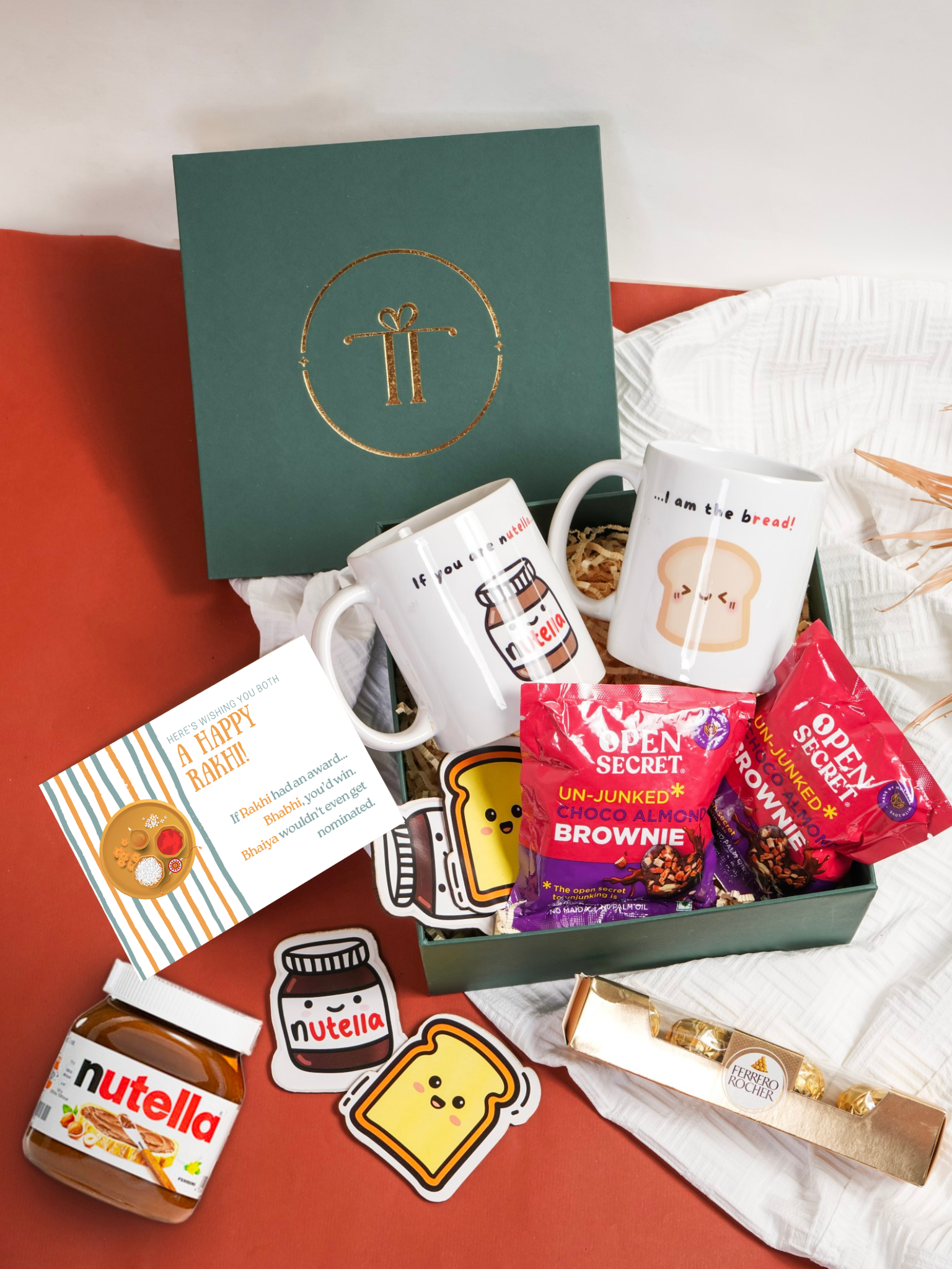 Nutella to my Bread - Rakhi Gift for Bhaiya & Bhabhi