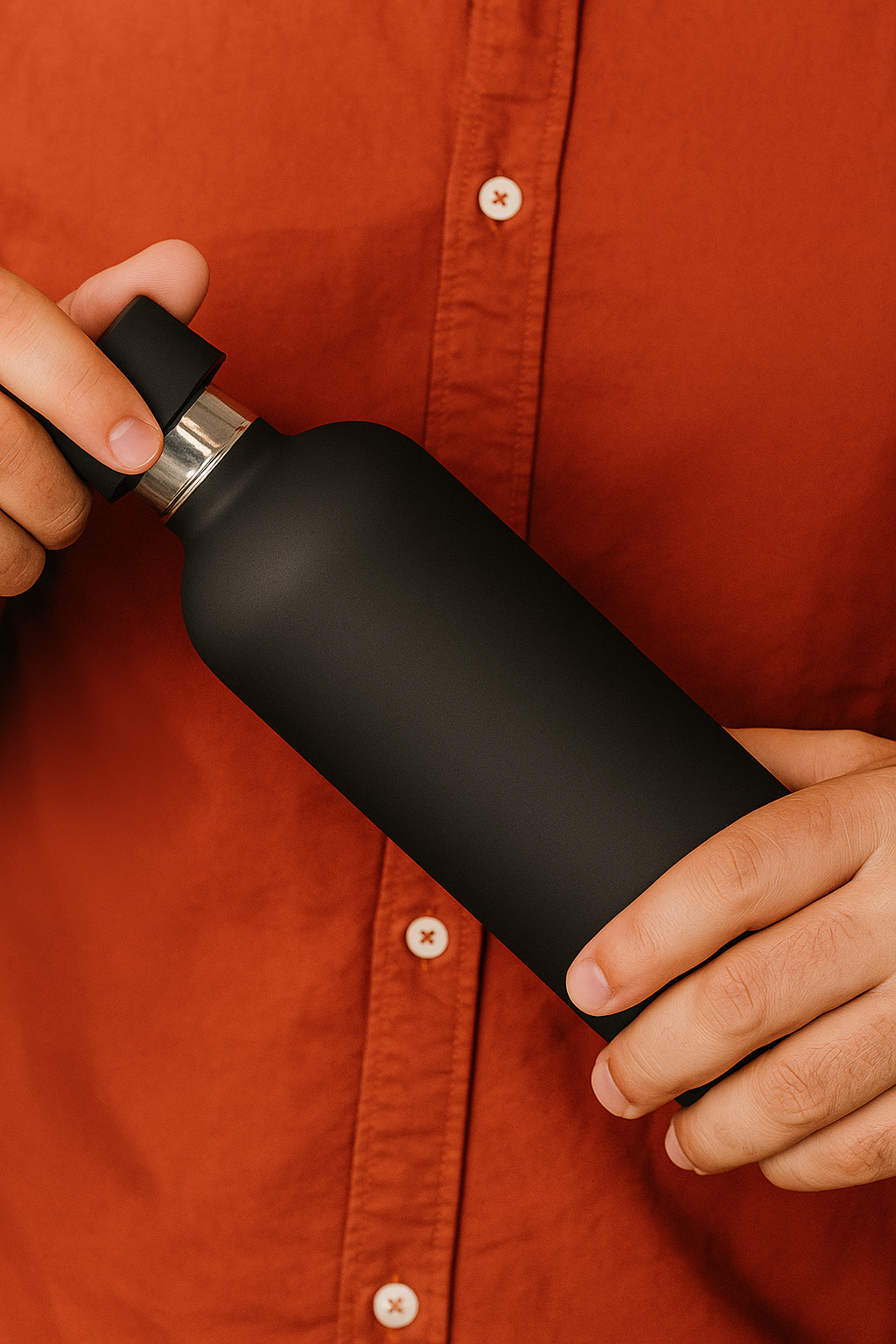 Personalised Water Bottle - Black