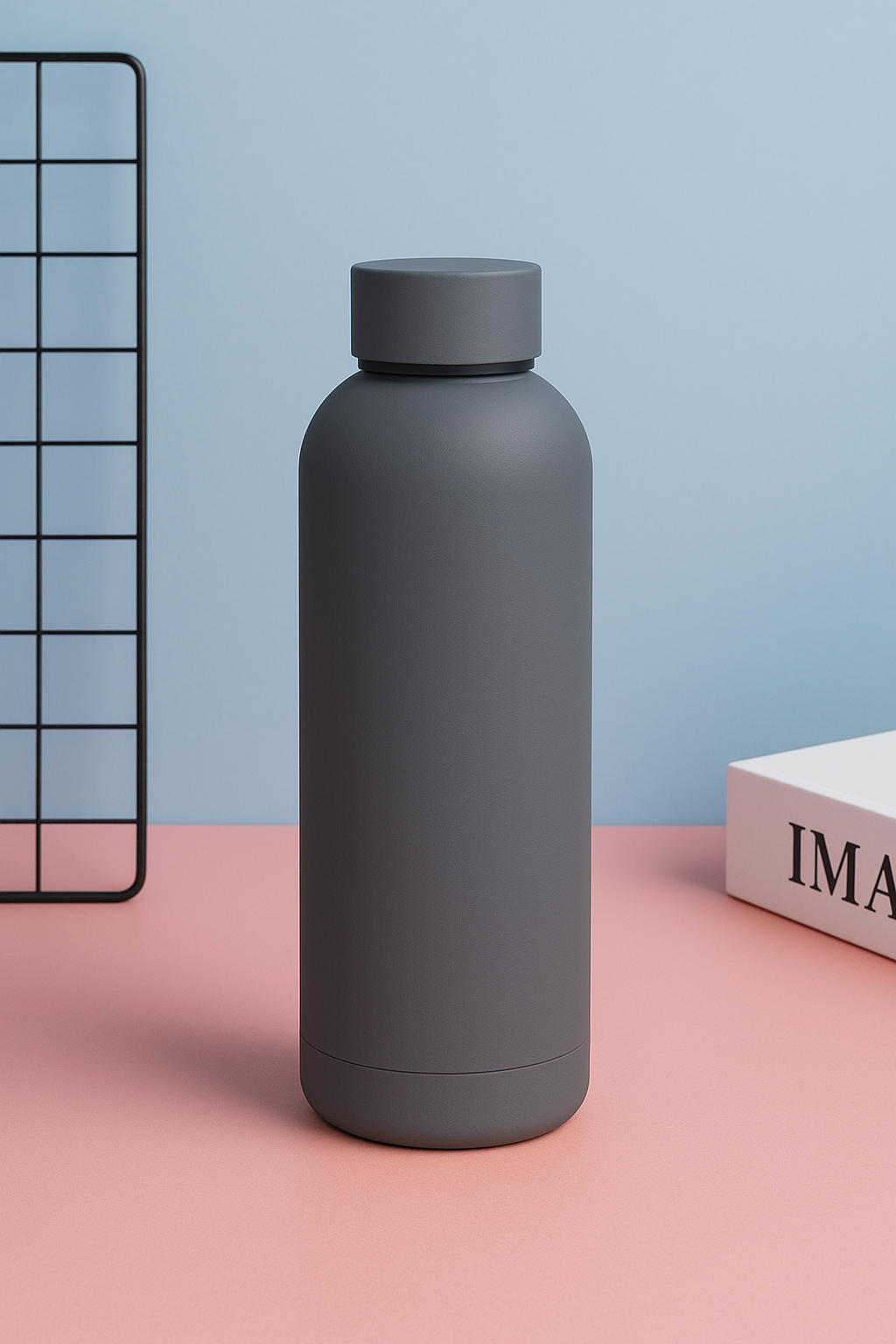 Personalised Water Bottle - Stone Grey