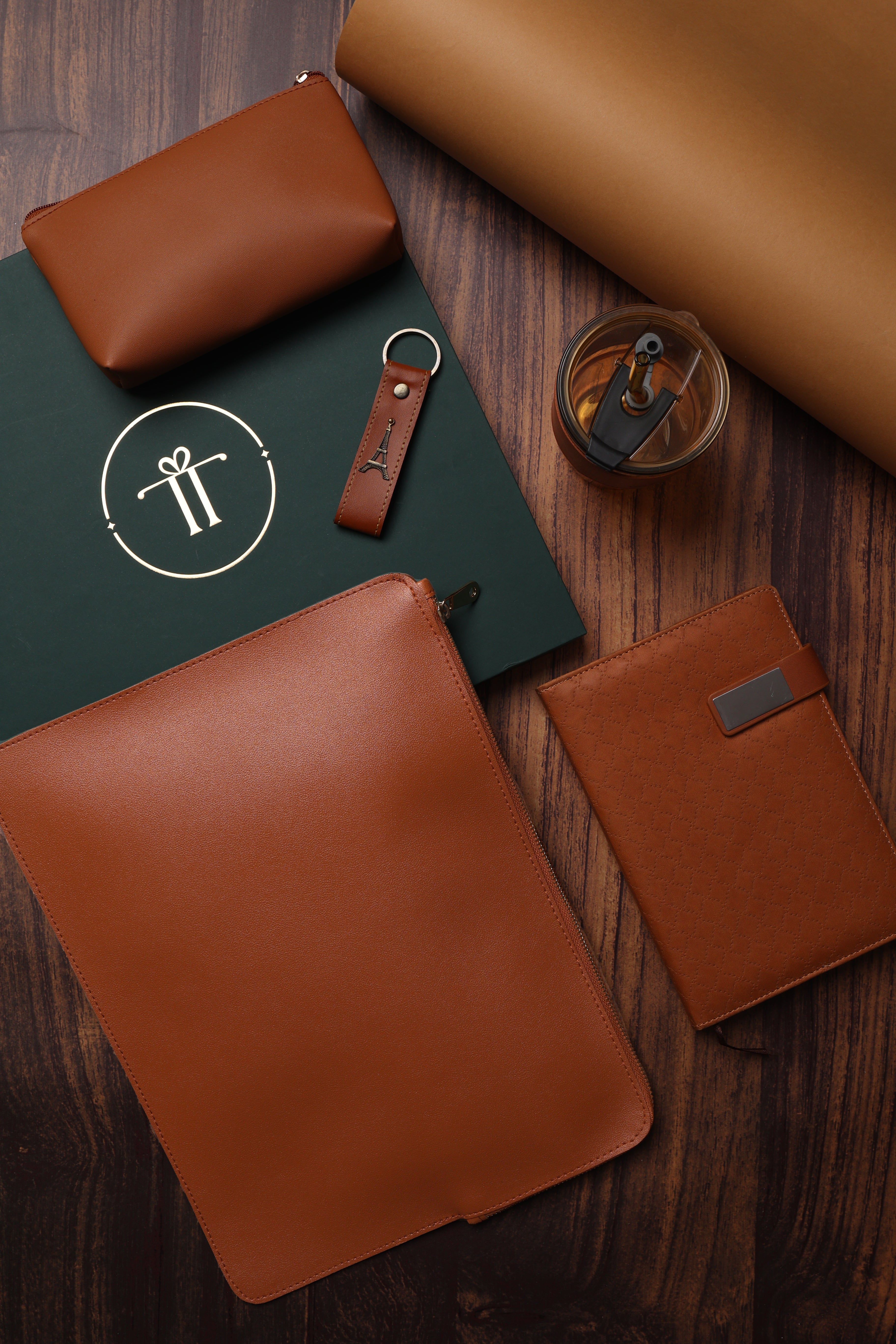 Leather Luxe Hamper