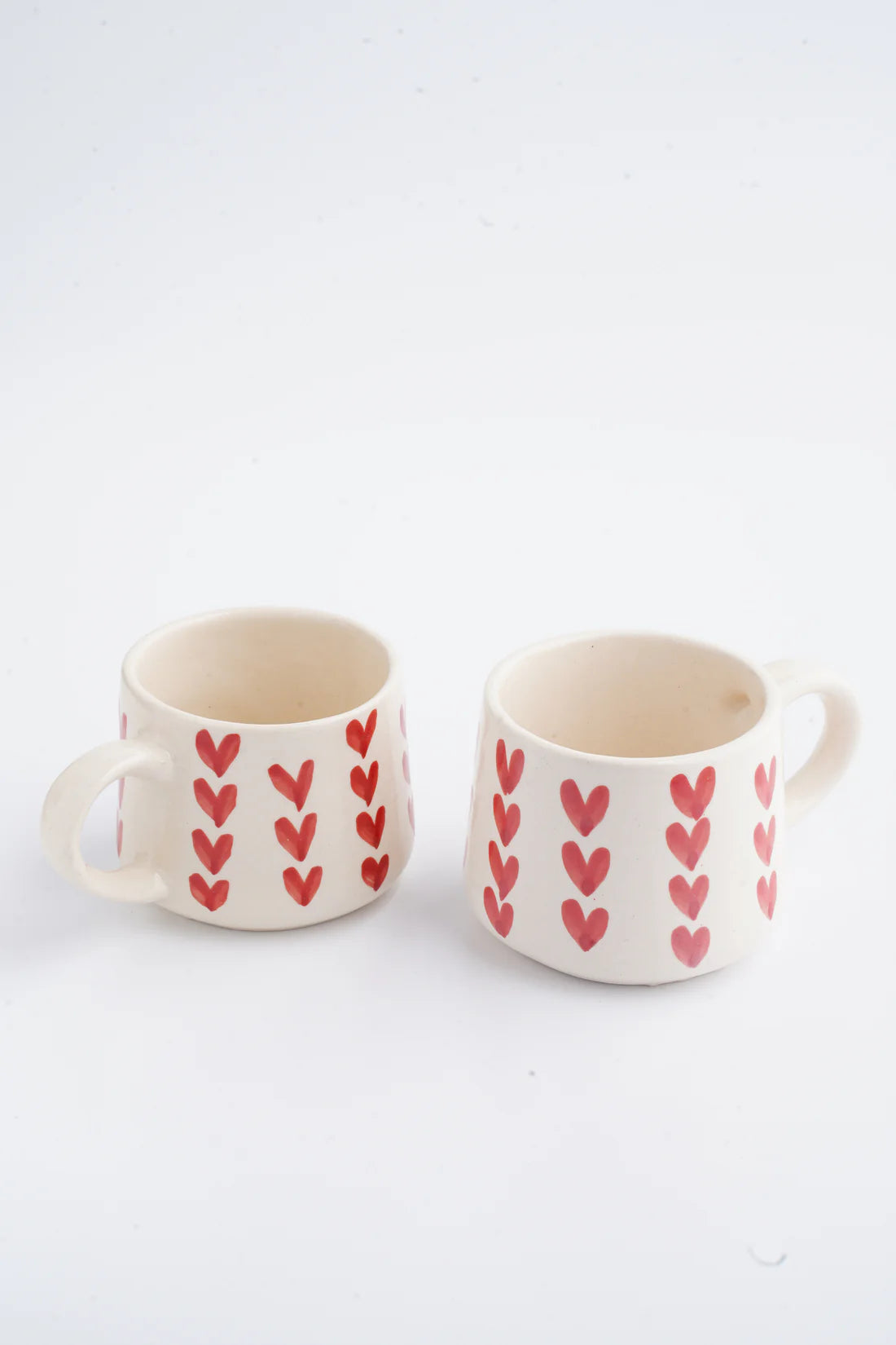 Oval Handmade Heart Mug