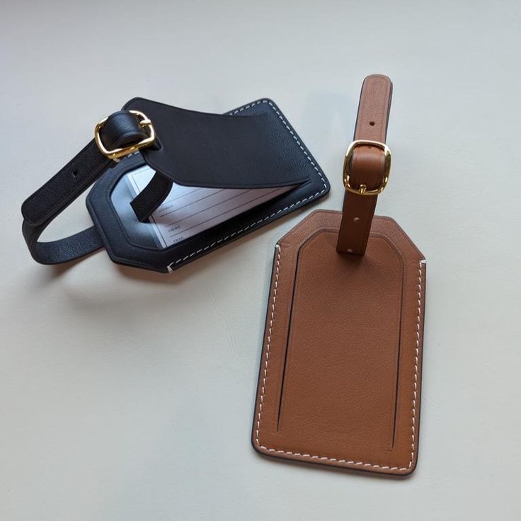 Personalised Leather Luggage Tag - Rakhi Gift for Sister