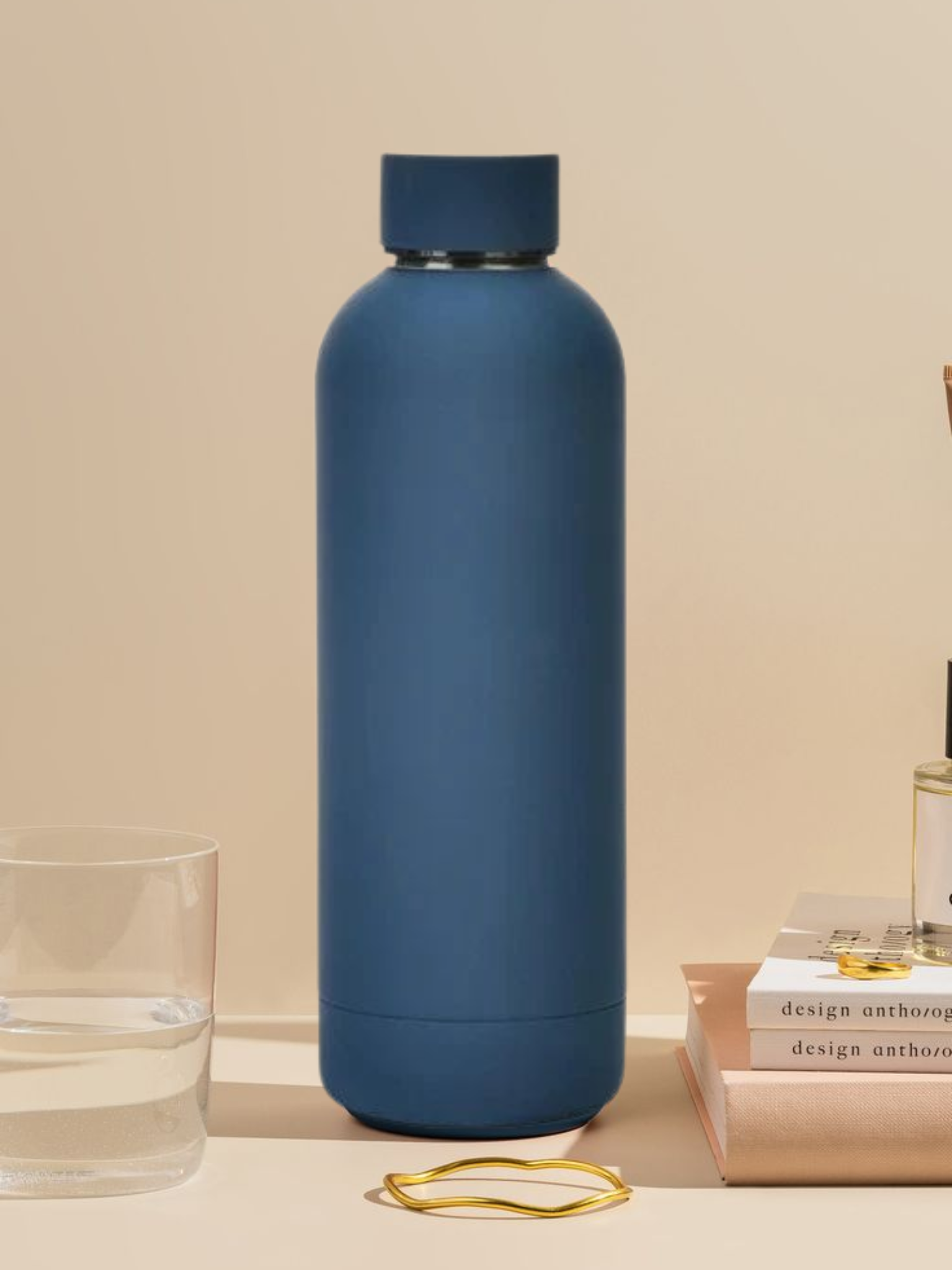 Personalised Water Bottle - Navy Blue