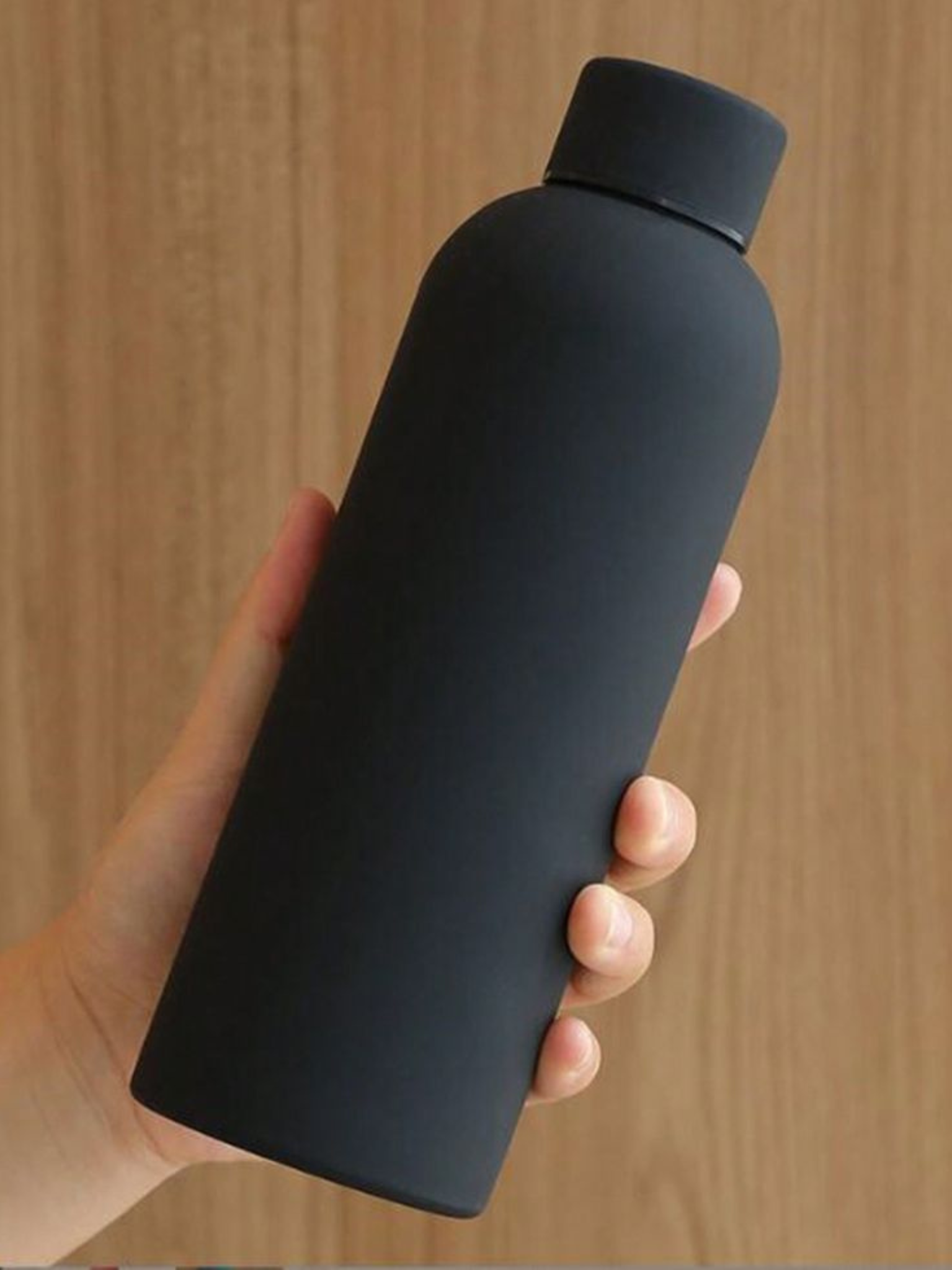 Personalised Water Bottle for Him - Black