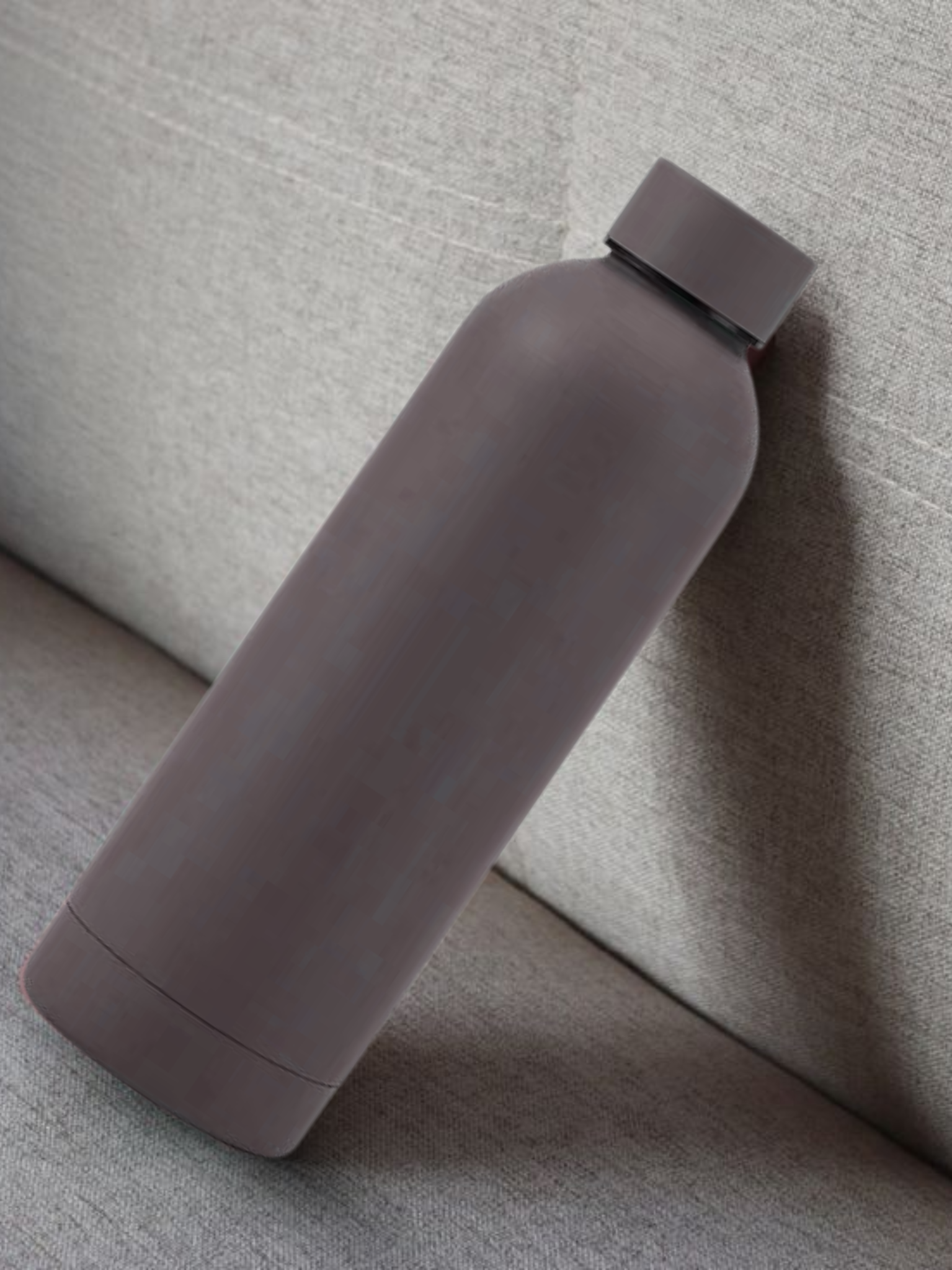 Personalised Water Bottle for Him - Stone Grey