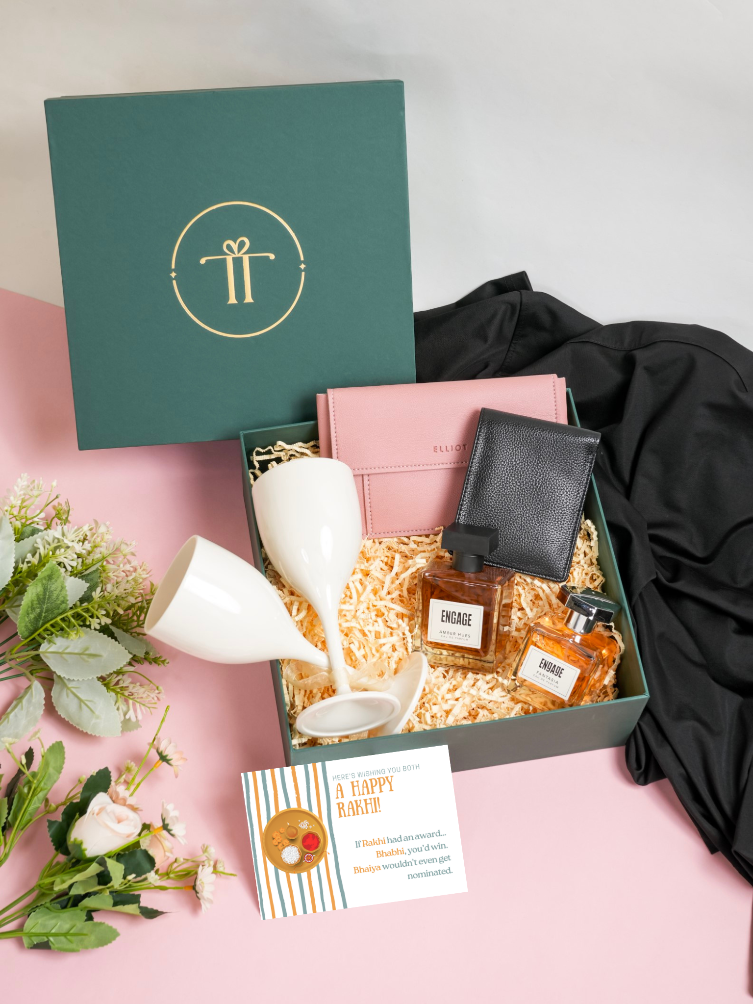 Raise a Toast - Rakhi Gift for Bhaiya & Bhabhi