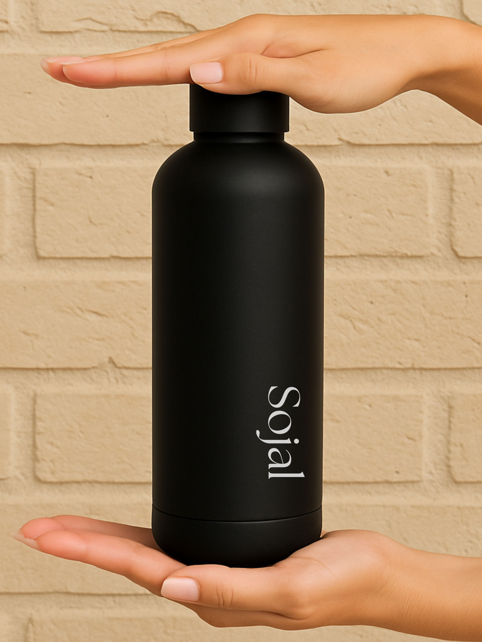 Personalised Water Bottle - Black