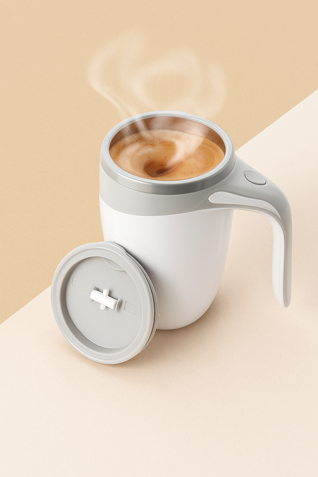 Self-Stirring Coffee Mug