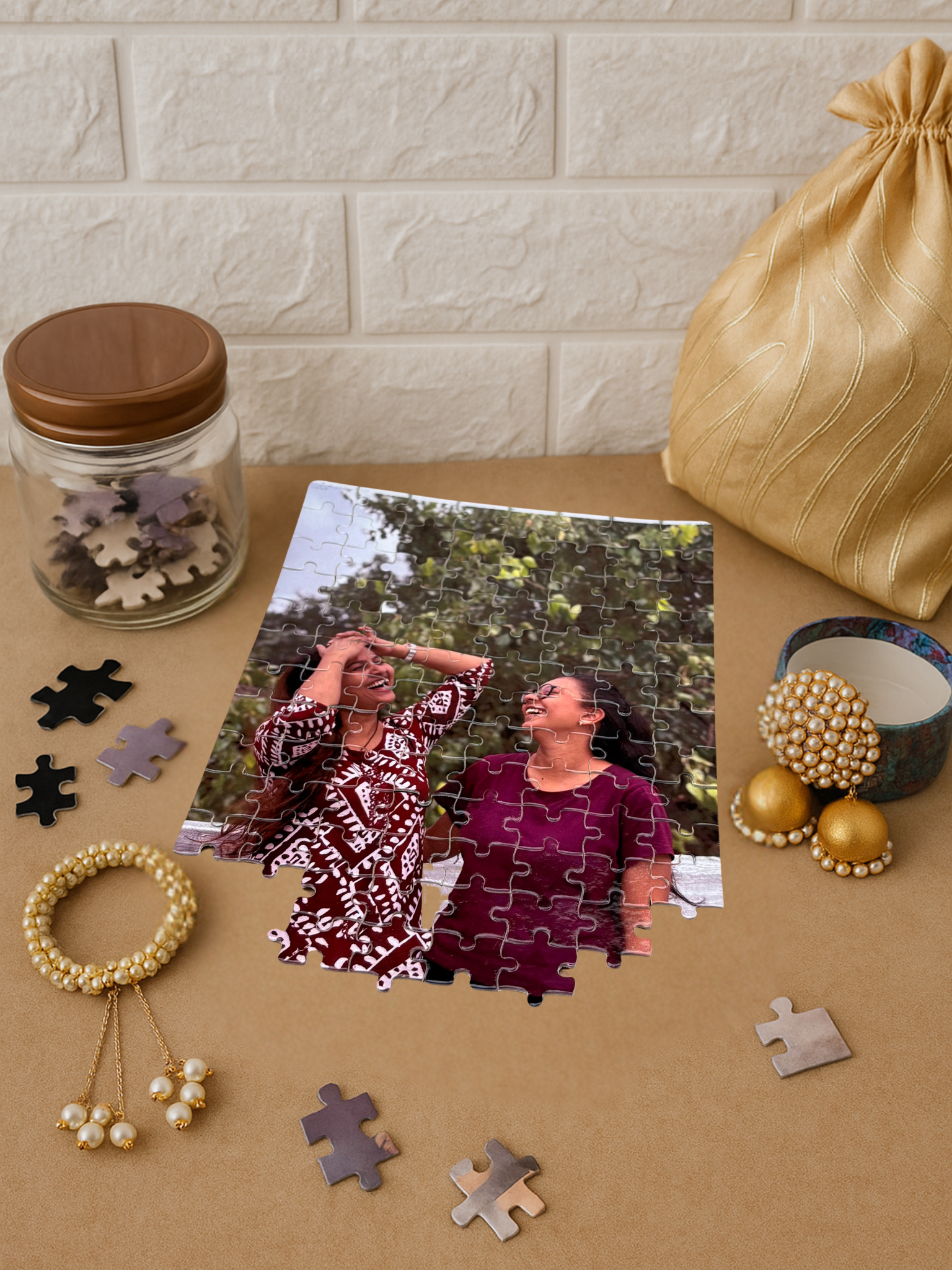 Personalised Puzzle Potli - Rakhi Gift for Sister